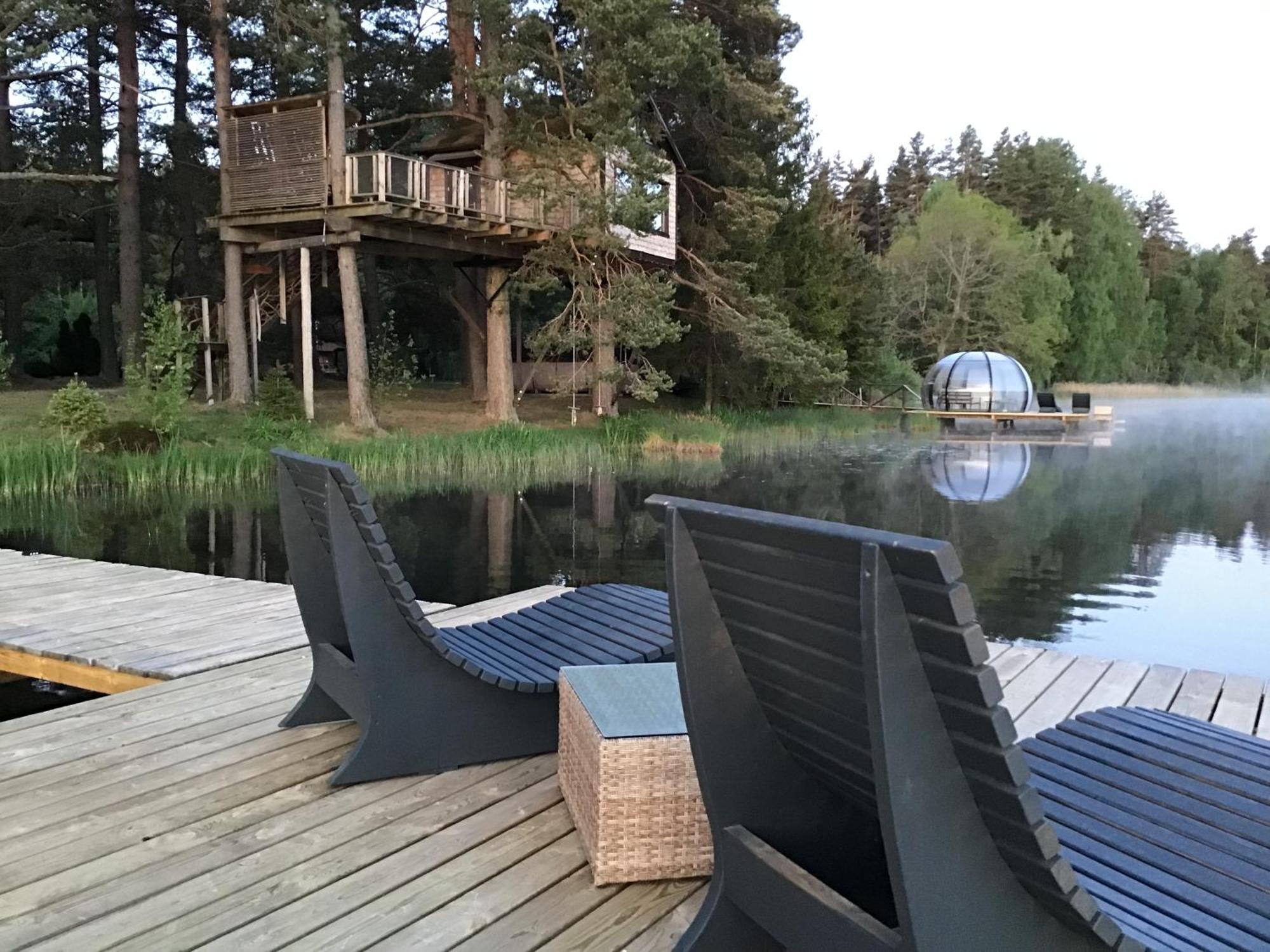 Вілла Treehouse Ciekurs Dukuri Екстер'єр фото
