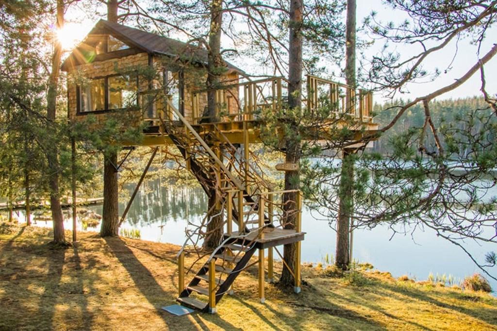 Вілла Treehouse Ciekurs Dukuri Екстер'єр фото